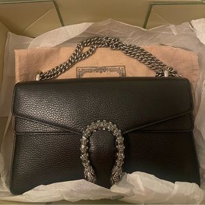 Gucci Pebbled Leather Shoulder Bag